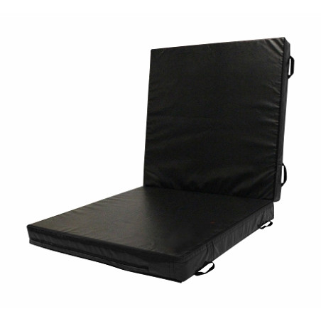MATELAS NOIR CIRQUE/SPECTACLE REPLIABLE EN 2 PARTIES | DIMASPORT