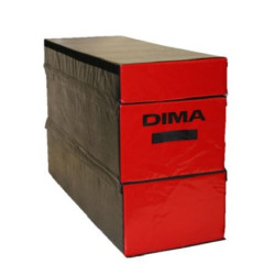 MODULE EN MOUSSE NOIR ET ROUGE  PLINTH 3 OU 4 ETAGES - DIMASPORT