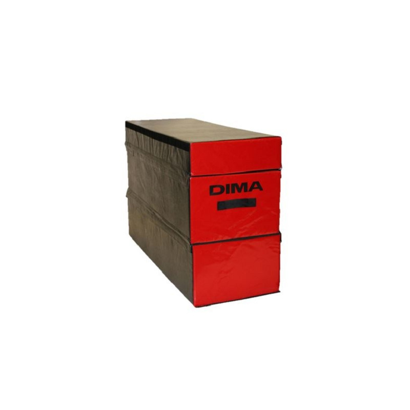 BLACK AND RED LEVEL PLATFORM FOAM MODULE 3 OR 4 STAGES - DIMASPORT