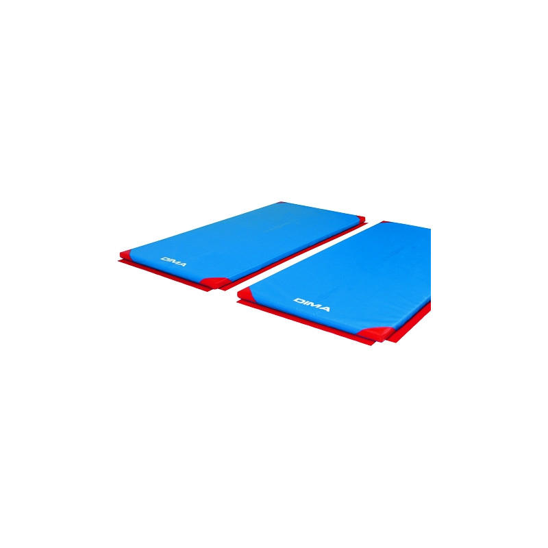 Fully assembling gymnastics mats with reinforced corners