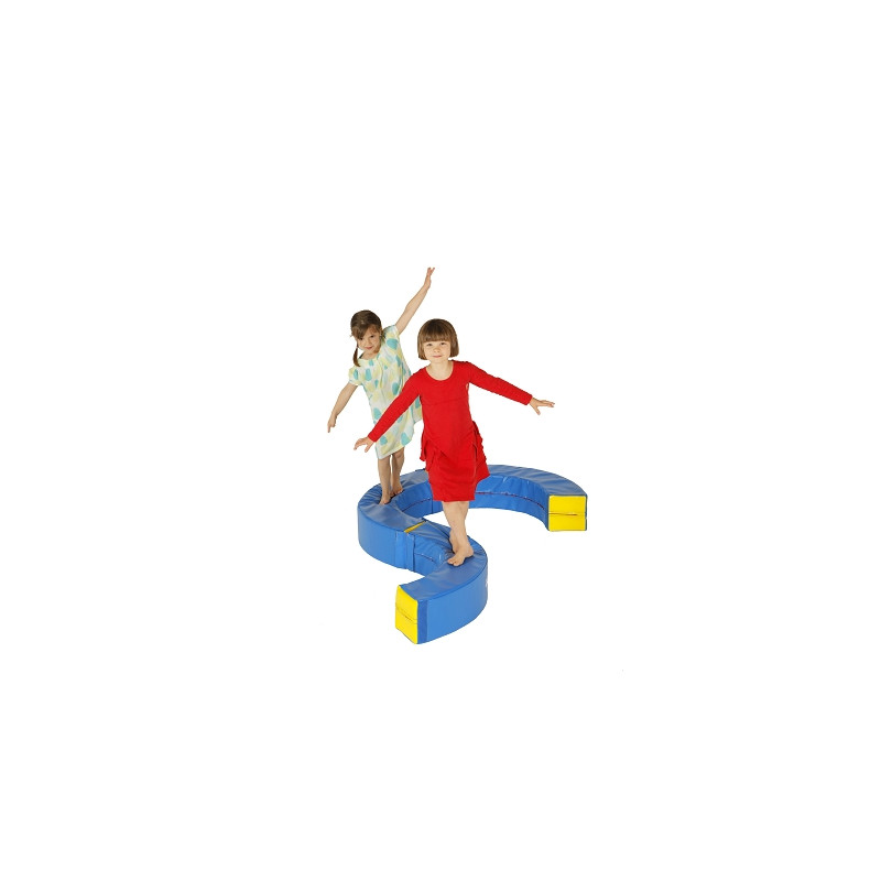 ZIG ZAG GYMNASTICS FOAM BEAM FOR CHILDREN 120X20X20CM - DIMASPORT