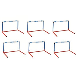 HAIES SCOLAIRES D'ATHLÉTISME 10 HAUTEURS - LOT DE 3 OU 6 - DIMASPORT