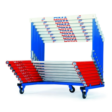 Chariot de transport pour 8 haies prestiges/internationales aluminium