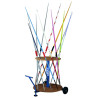 Ratelier circulaire pour javelots