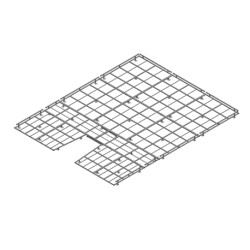 Caillebotis galvanise pour sautoir perche basic4.25x5.00x0.10m