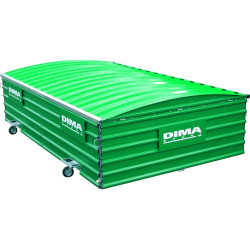Garage sur roues fixes pour sautoir hauteur basic5.70x3.20m