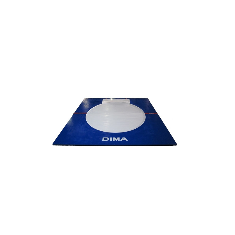 PLATEAU DE LANCER DE POIDS INTÉRIEUR BUTOIR INTÉGRÉ | DIAMSPORT