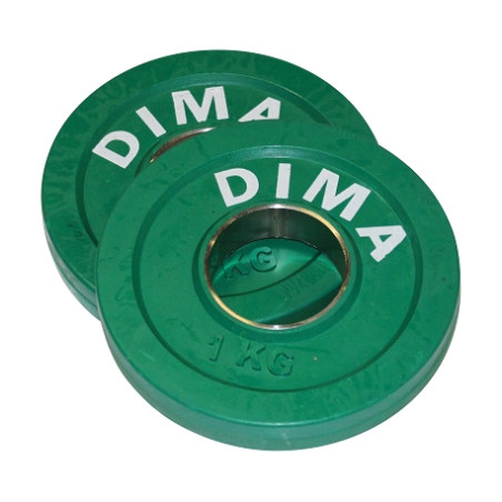 DISQUES DE PRÉCISION POUR BARRE OLYMPIQUE DE MUSCULATION - DIMASPORT