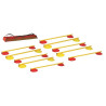 Multi-functional cone hurdles - height 5cmset of 10