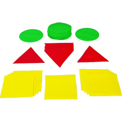 LOT DE MARQUAGE AU SOL: RONDS, CARRES, TRIANGLES- DIMASPORT