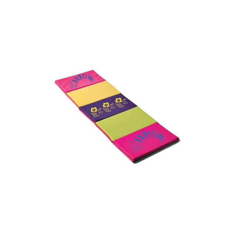 Surface d'evolution repliableserigraphiee multicolore 250 x 100 x 4 cm