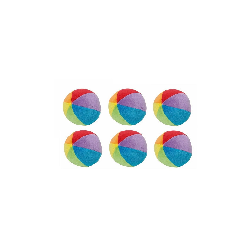 Rainbow velvet balls - set de 6