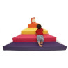 ESTRADE EN MOUSSE AMÉNAGEMENT ESPACE ENFANT 140X140X60CM | DIMAKID