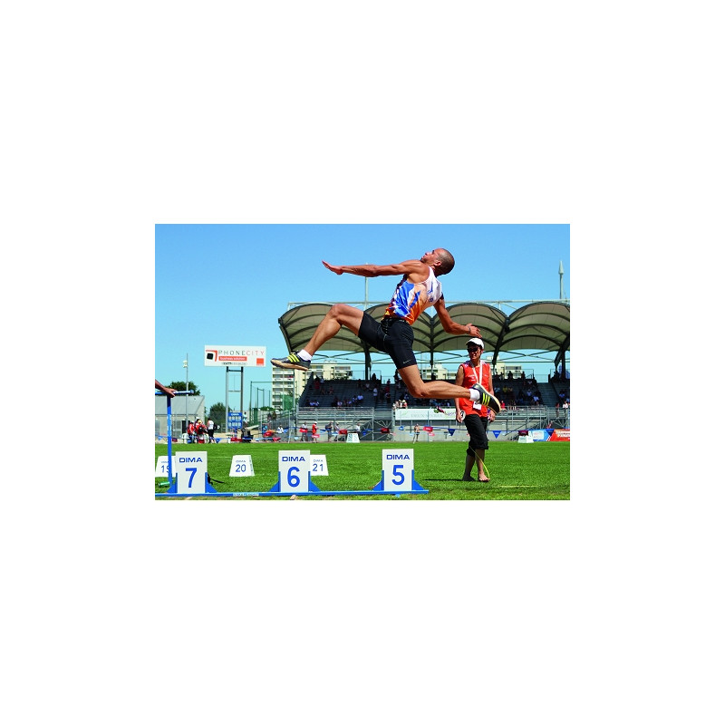 Plaquettes de saut en longueur/triplelot de 5